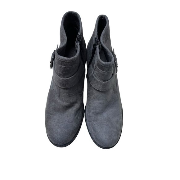 BORN B.O.C. OPHELIA GRAY ANKLE BOOTS WOMENS 8.5 Z36060 - Picture 3 of 7